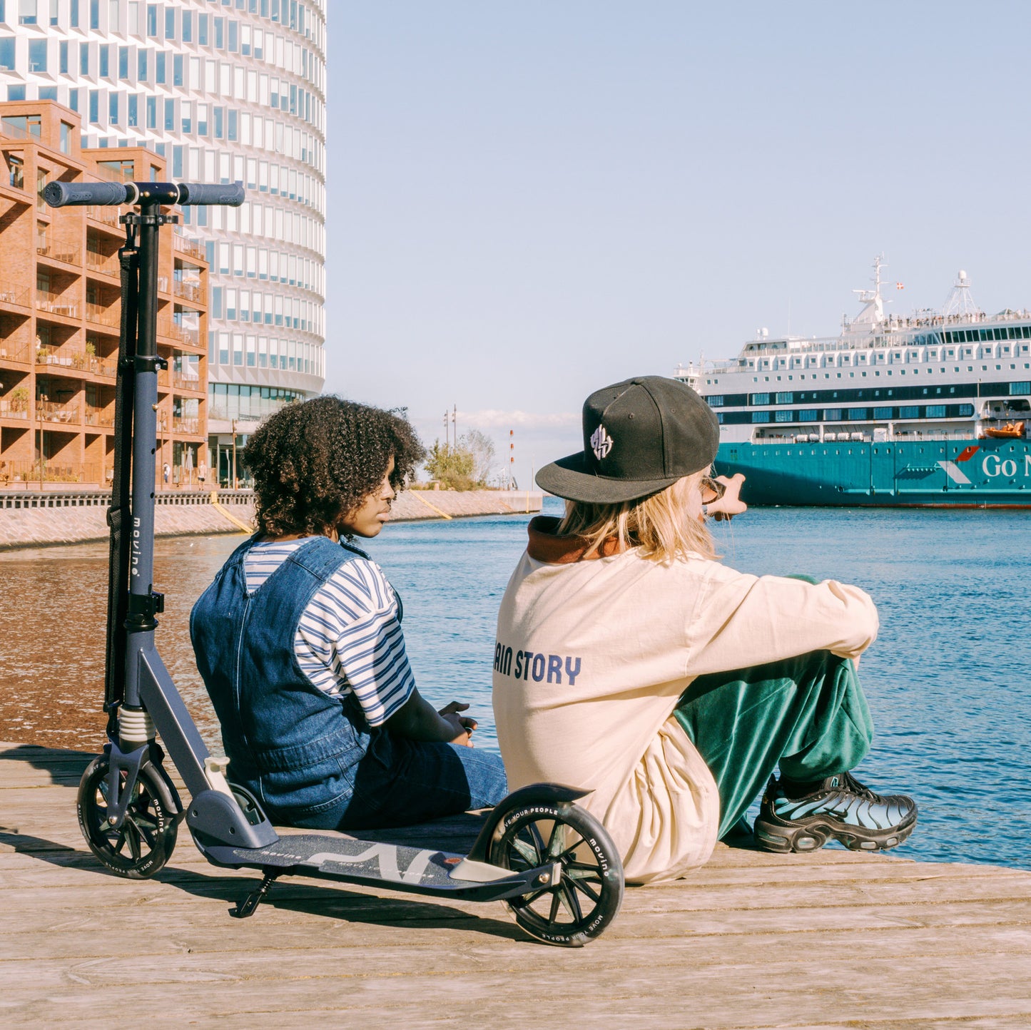 Movino City Light (verde acciaio-menta)