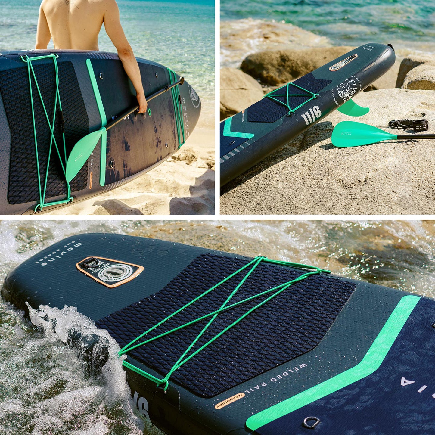 Movino Adria (blu navy-menta)