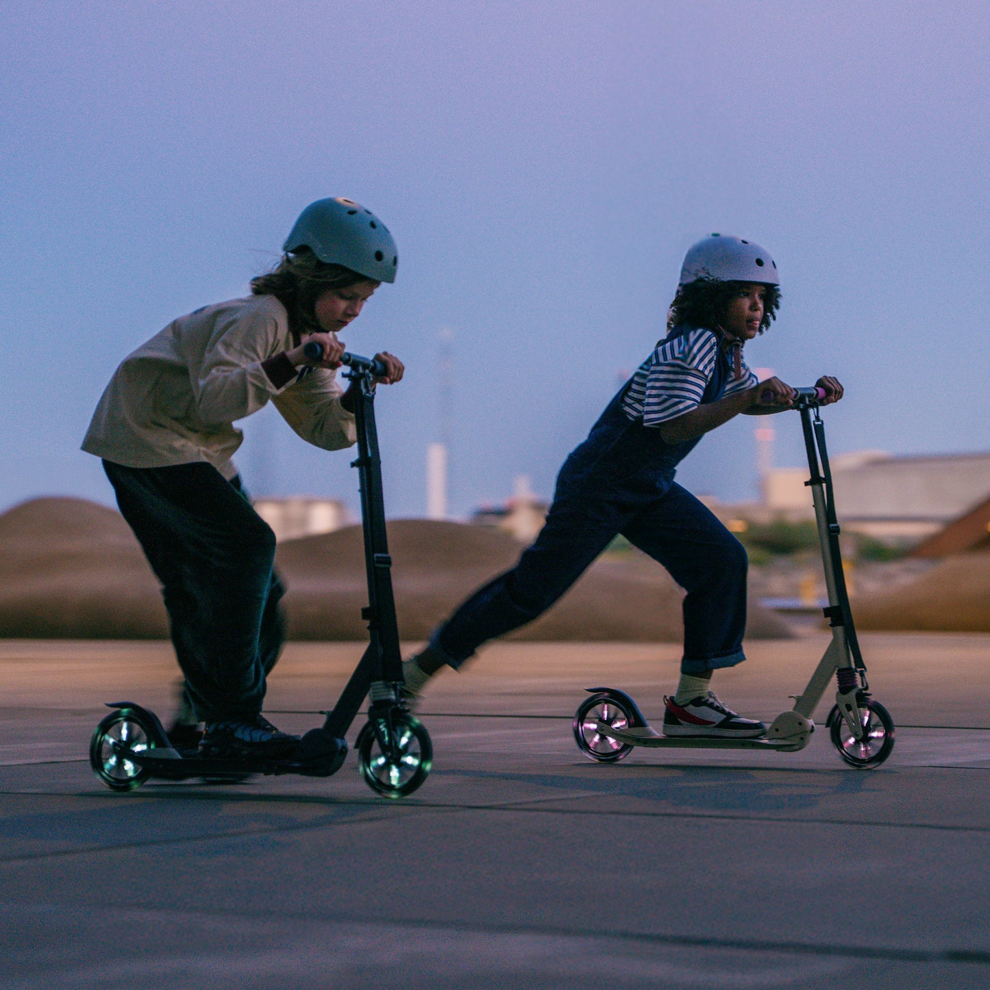 Movino City Light (verde acciaio-menta)