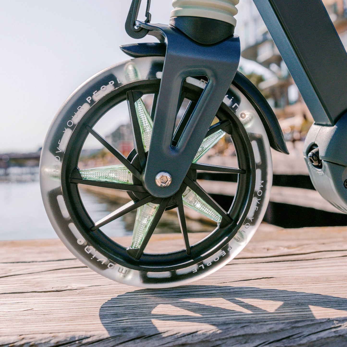 Movino City Light (verde acciaio-menta)