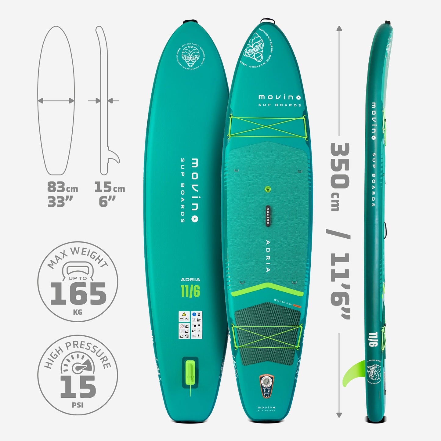 Movino Adria (verde acqua-lime)